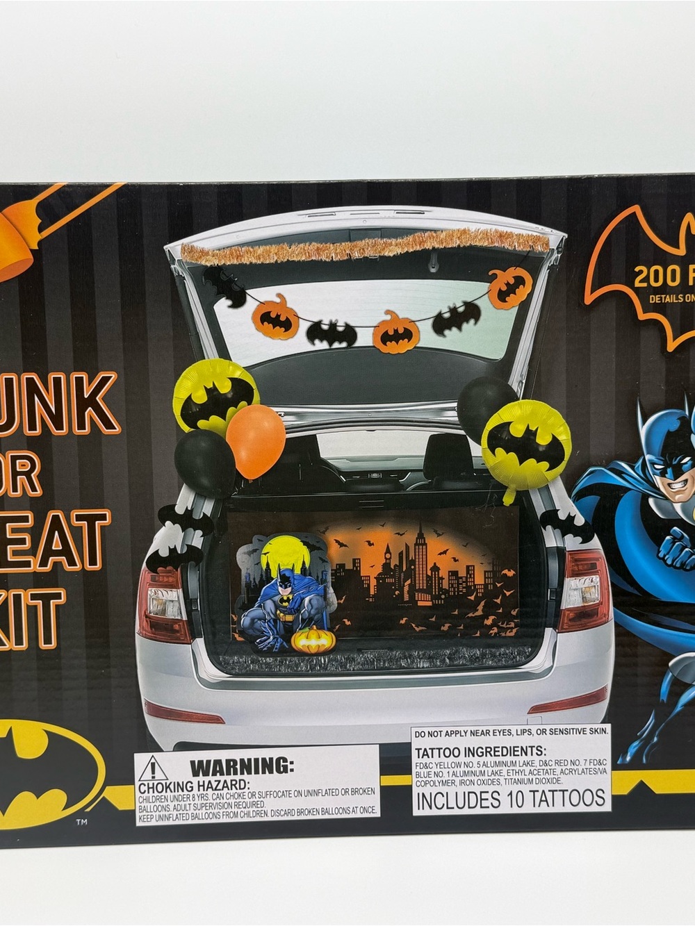 DC Batman Halloween Trunk Kit - Black & Orange